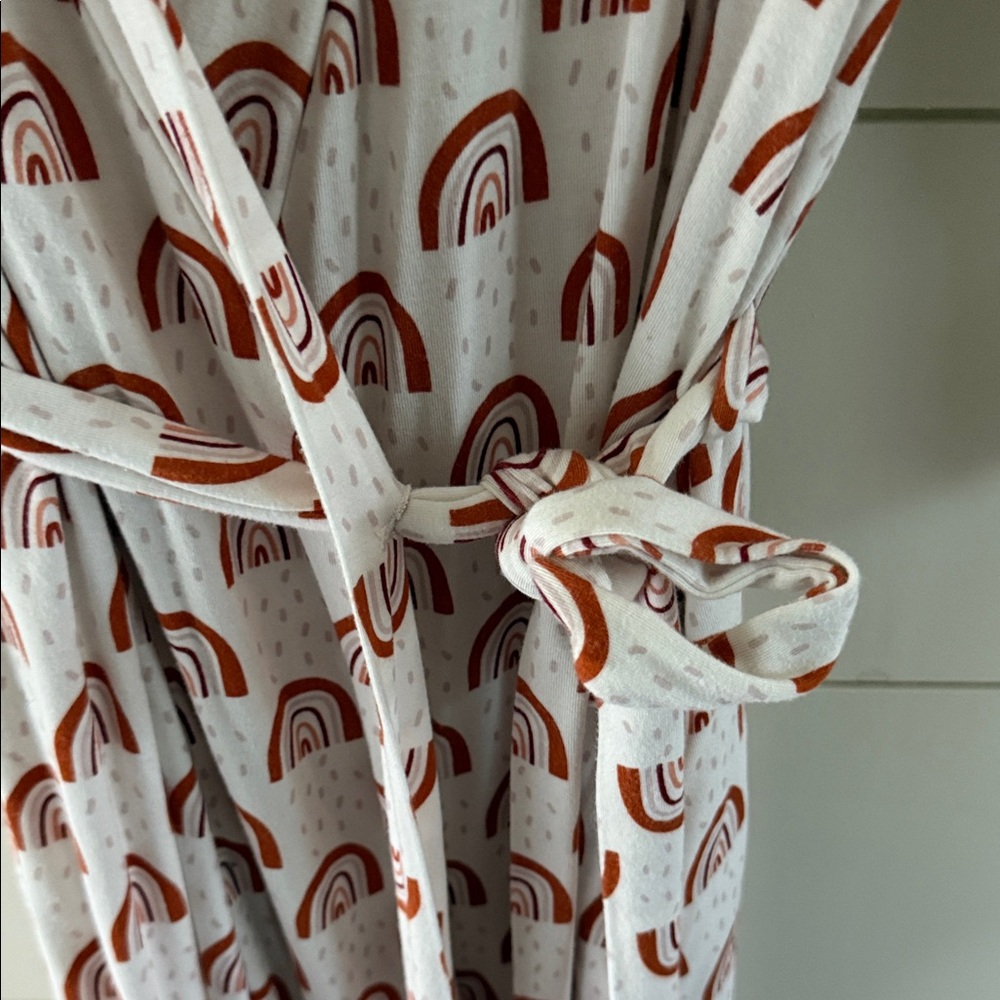 Milkmaid Goods Rainbow Patterned Robe sz M - Picture 4 of 9